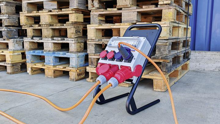 Produktbild Steffen Baustellenpanel (6 x, Typ 25, CEE 16/5, Typ 23, CEE 32/5)