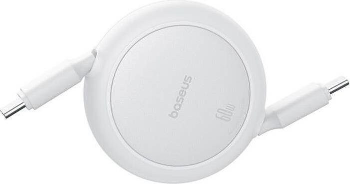 Produktbild Baseus Free2Pull Mini USB-C to USB-C USB cable, 60W, 1, (white) (1 m, 60 W)