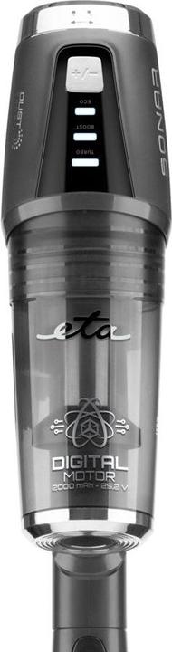 Produktbild ETA ETA223290000 Sonar 2-in-1 rod and handheld vacuum cleaner, Battery life up to 25 min, Gray/Black