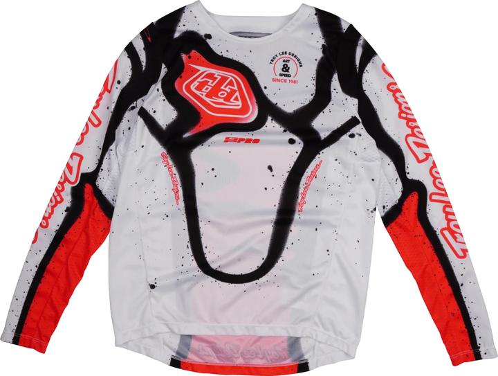 Image du produit Troy Lee Designs GP Pro Jersey, Membrane, white/infra red, youth M (M)