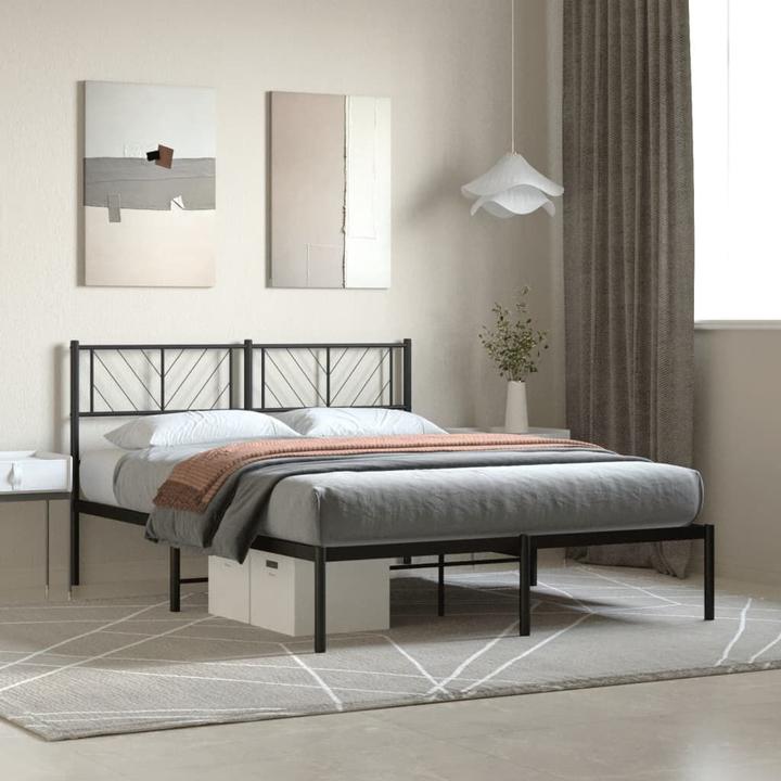Produktbild vidaXL Metall Bettgestell (140 x 200 cm)
