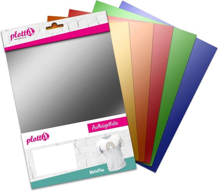 Actual product image PlottiX MetalFlex Bundle 20cm x 30cm (6 foils)
