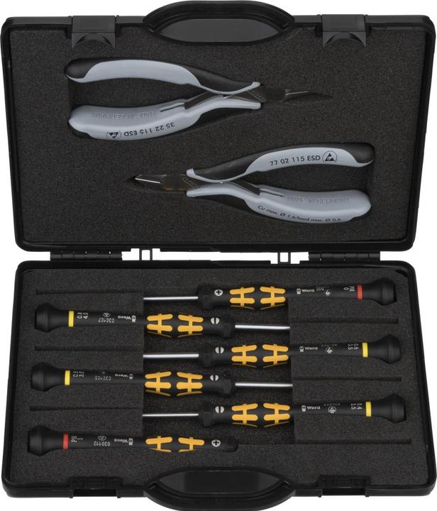 Produktbild Knipex Elektronikzangen-Set (200 mm)