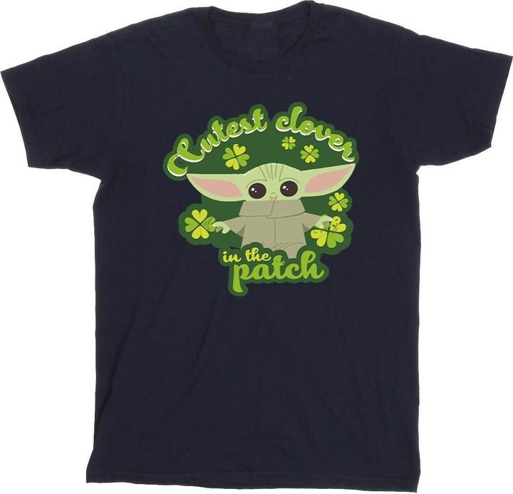 Image du produit Star Wars - T-shirt THE MANDALORIAN ST PATRICK'S DAY CUTEST CLOVER - Homme (XXL)