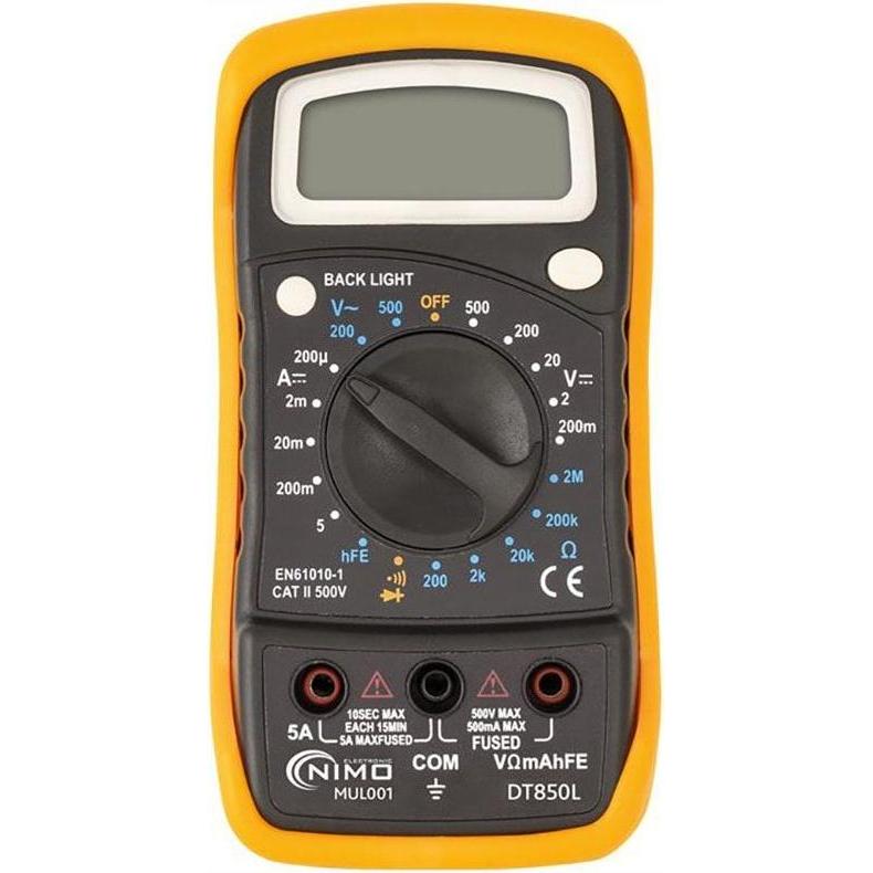 Nimo, Multimetro, Digital multimetre mul001 dt850l.