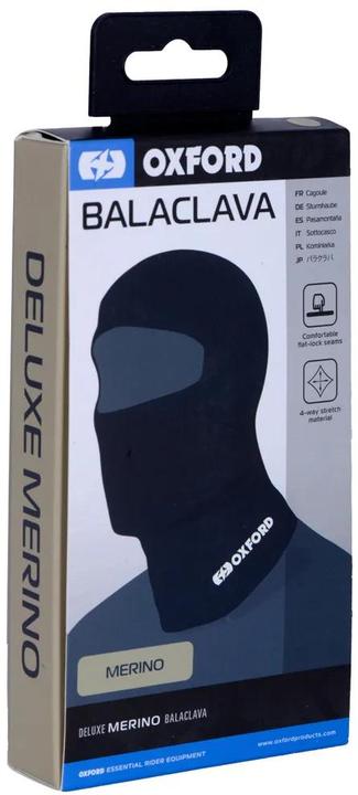 Produktbild Oxford Deluxe Balaclava Merino Blk