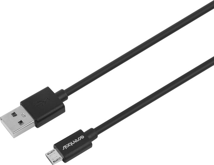 Actual product image Essentials USB-A - Micro USB Cable, 2m, Black (USB 2.0)