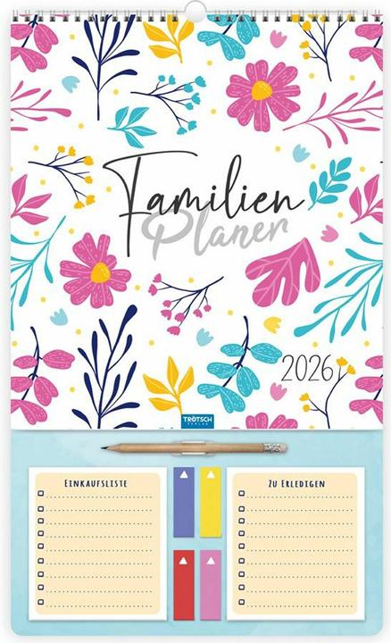 Produktbild Trötsch Verlag GmbH & Co. KG Der grosse Familienplaner 2026 (27 x 45 cm)