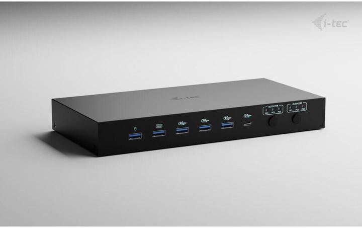 Actual product image i-tec USB-C KVM DS for 3 Hosts, USB-C (USB-C, 10 ports)