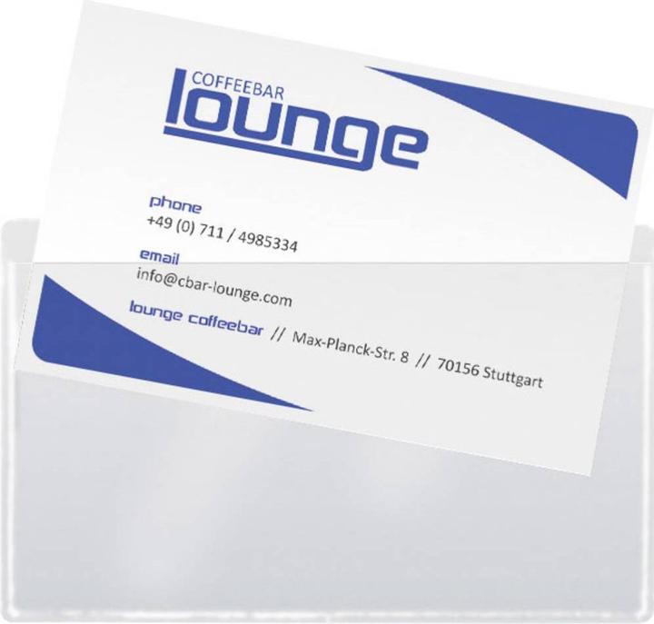 Sigel Sacs pour cartes de visite (90 x 60 mm)