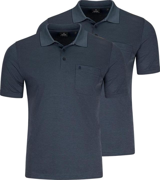 Produktbild Ragman 2er Pack Basic Poloshirt (S)