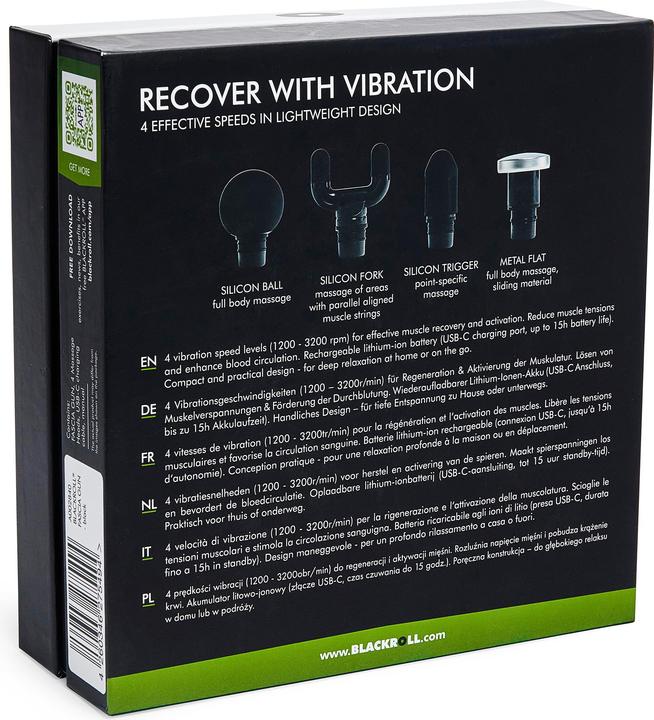 Actual product image Blackroll Fascia Gun (4 Steps, 900 min)