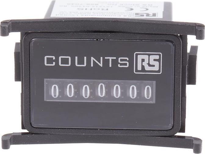 Actual product image RS PRO Electromech Impulse Counter 24V