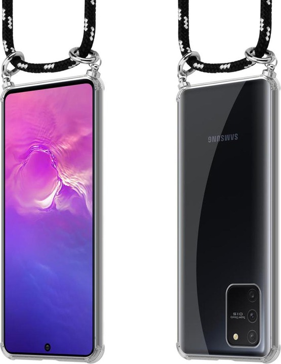 Produktbild Cadorabo TPU Handy Kette SILBER Cover