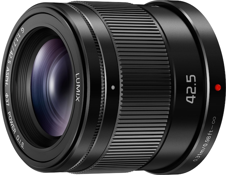Panasonic 42.5mm f/1.7 ASPH. vermogen O.I.S. (Micro Vier Derde, Micro Vier Derde)