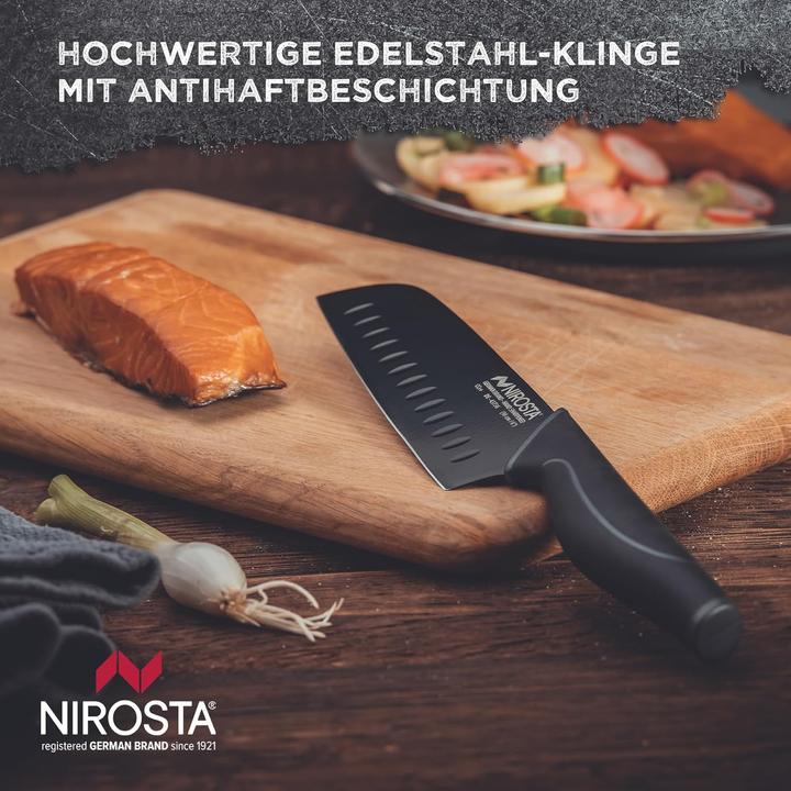 Immagine prodotto Nirosta Coltello Santoku Wave (16 cm)