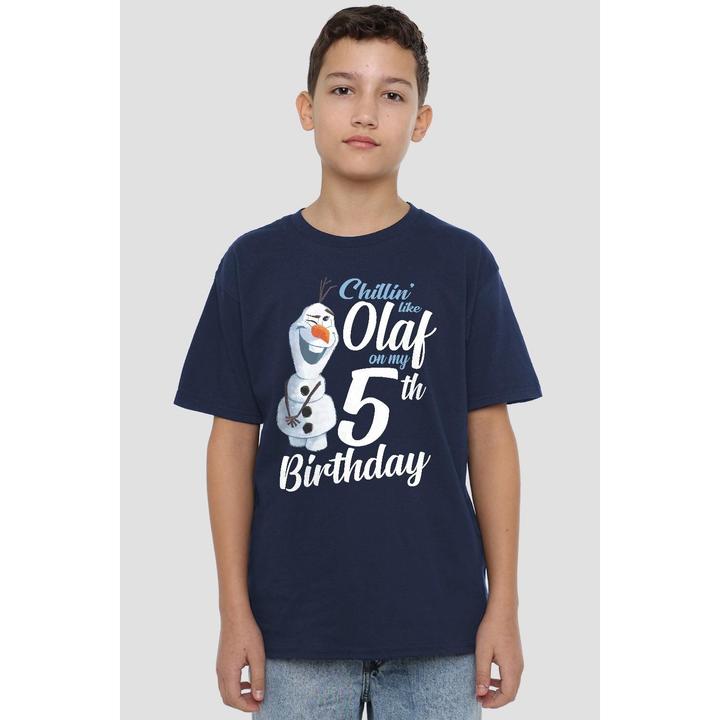 Produktbild Disney Frozen Chillin Like Olaf TShirt 5. Geburtstag (128)