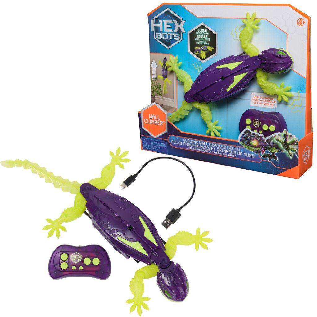 Spin Master HEX interactive toy Wall Crawler Gecko Glow in The Dark
