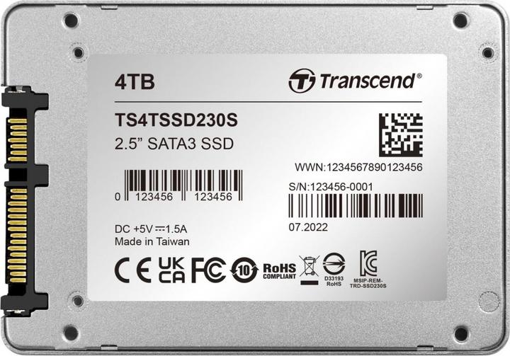 Produktbild Transcend SSD230S (4000 GB, 2.5")