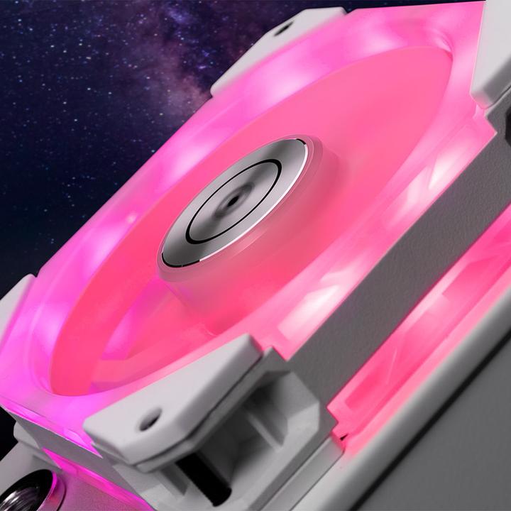 Image du produit EKWB EK-Quantum Impulse 120 D-RGB PWM Ventilateur - 120mm, blanc (120 mm, 1 x)
