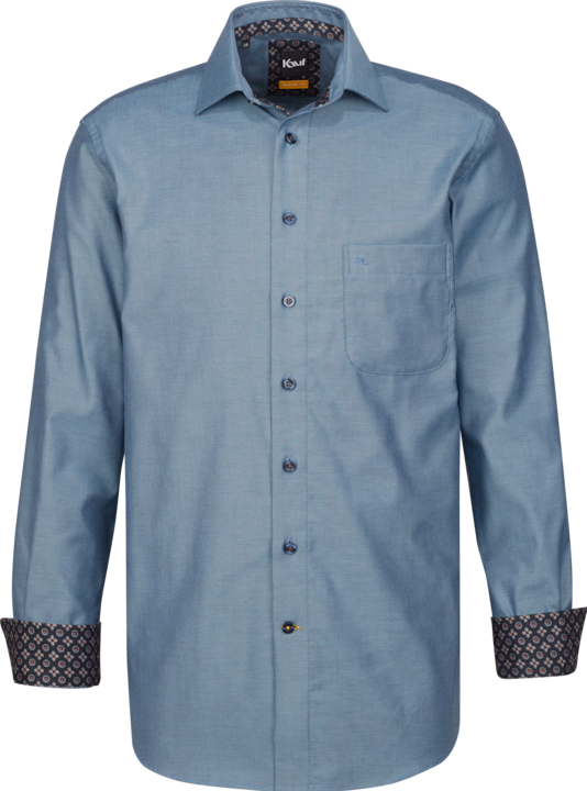 Actual product image Kauf Firenze New Kent modern fit long sleeve with contrast (40)