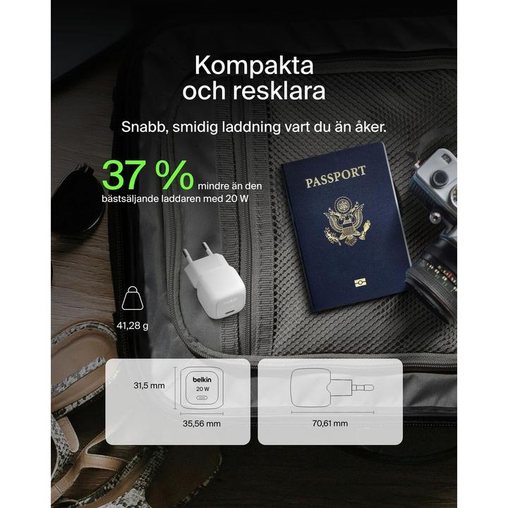 Produktbild Belkin BoostCharge 20 W USB-C mit PD (20 W)