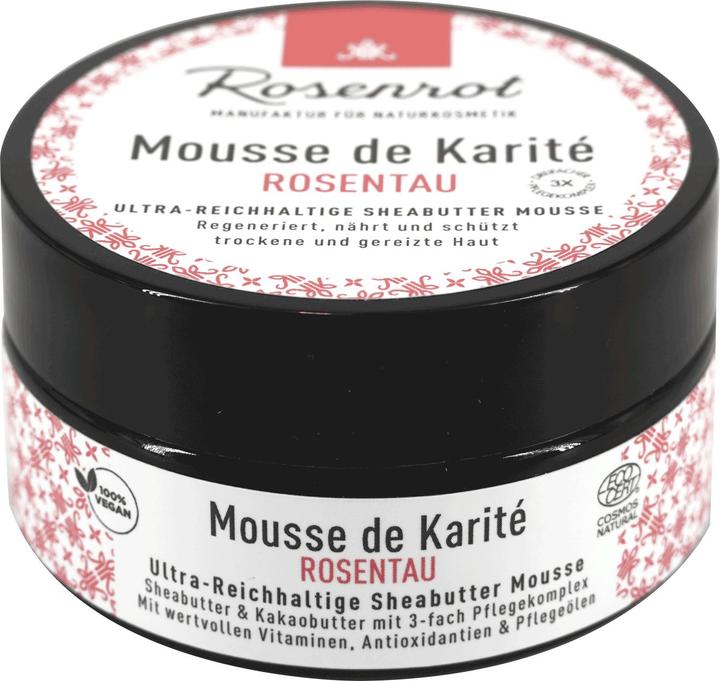 Produktbild Rosenrot Mousse de Karité ROSENTAU (Körpercreme, 100 ml)
