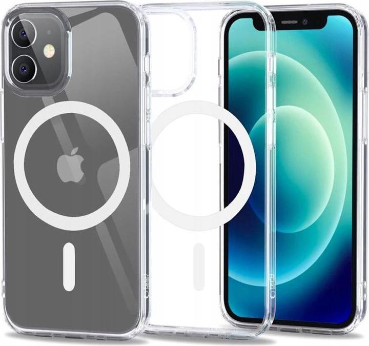 Produktbild Tech Technologiegeschützte HÜLLE Technologiegeschützte Flexair Hybrid MagSafe Apple iPhone 12 Mini Klar (Apple iPhone 12 mini)