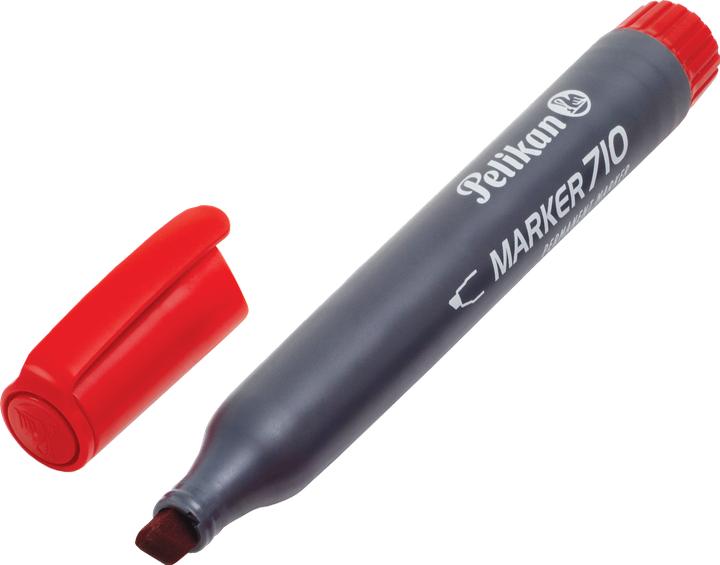 Actual product image Pelikan Permanent marker 710, wedge tip, red (1 x)