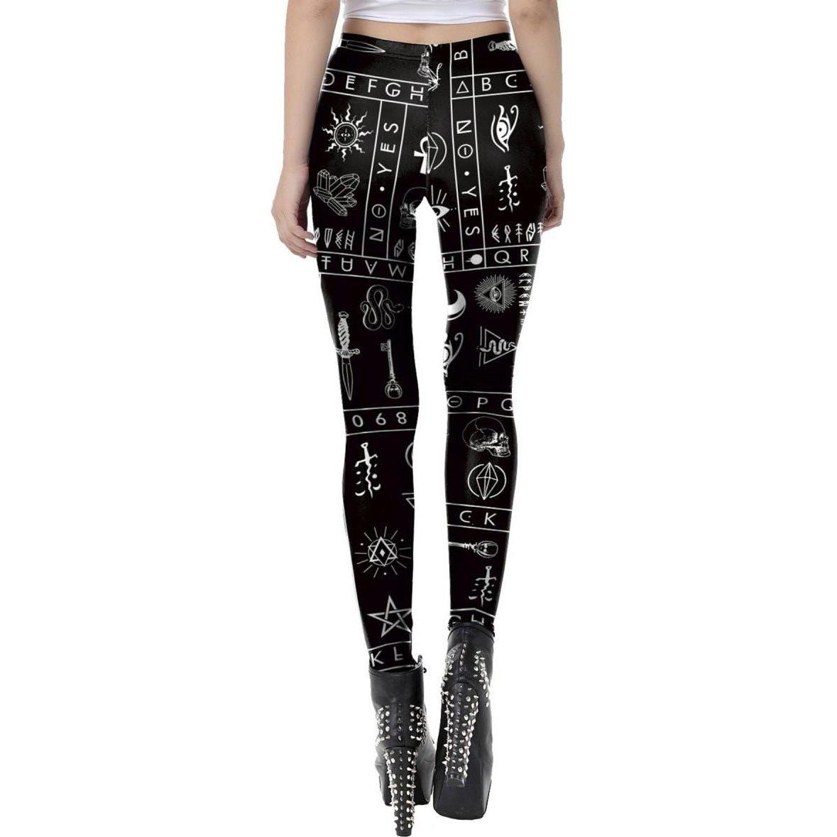 Ocultica, Damen, Tights, Oculticaymbol Leggings (S), Schwarz, S
