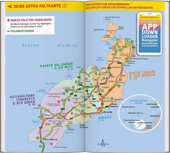 Produktbild Reiseführer Lanzarote (Deutsch, Izabella Gawin, 2025)