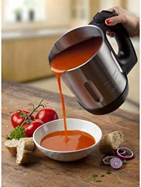 Image du produit Domo Bouilloire en acier inoxydable 1 litre de soupe en 20 minutes, 6 programmes automatiques,...