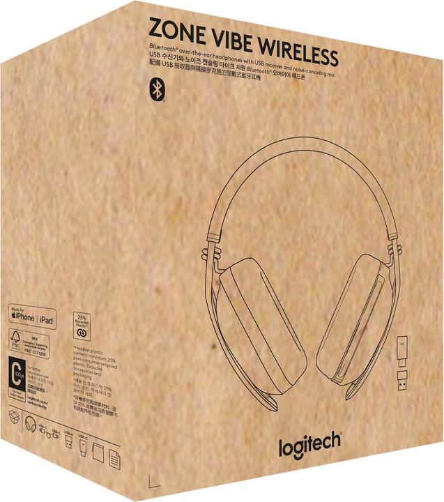 Image du produit Logitech Zone Vibe (Sans fil, USB-C)