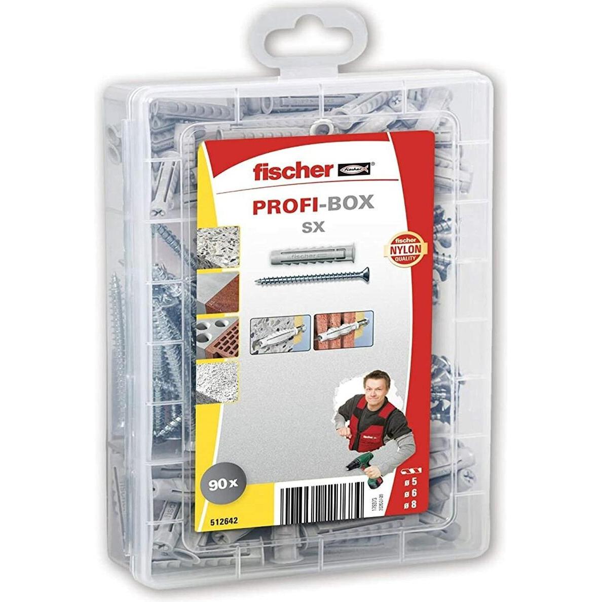 Fischer, Tassello, Dübel und Schrauben Dübel und Schrauben 90 Stücke (90 pz.)