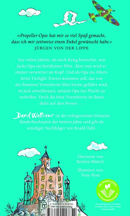Actual product image Rotfuchs Propeller-Opa (German, Bettina Münch, David Walliams, Tony Ross, 2024)