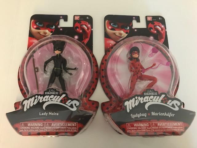 Produktbild Bandai Miraculous Set - Ladybug & Lady Noir (bewegliche Spielfiguren)