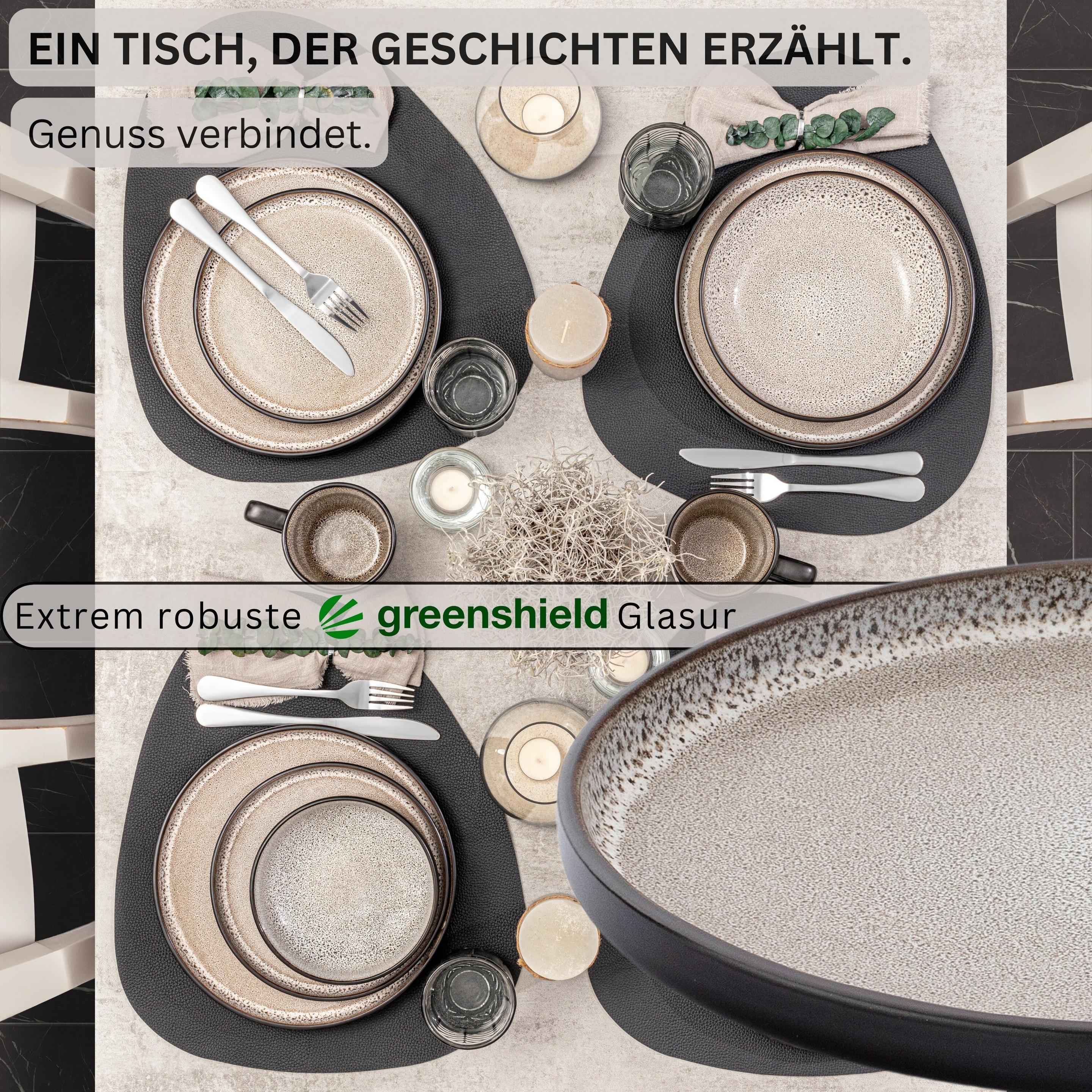 Thumbnail - Sänger Dessertteller Set Luxor, Teller, Braun