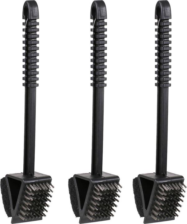 Casativo 3in1 Grillreiniger, 3er-Set mit extra langem Griff (36 cm)