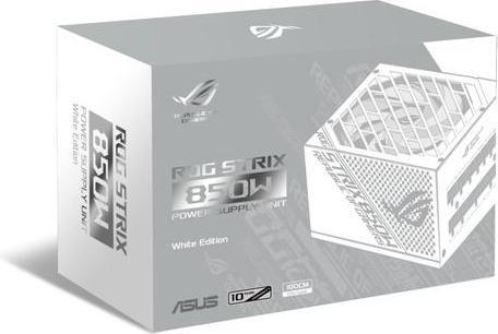 Produktbild ASUS Zasilacz ROG Strix 850W Biały (ROG-STRIX-850G-WHITE) (850 W)