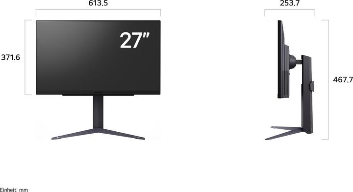 Produktbild LG UltraGear 27GS75QX-B (2560 x 1440 Pixel, 27")