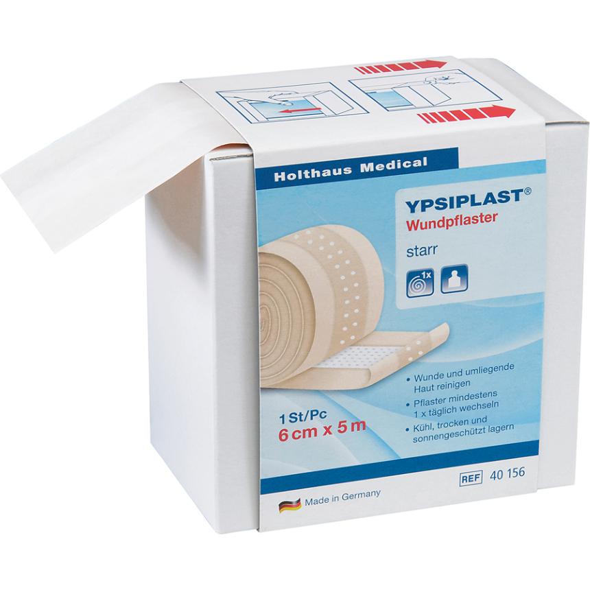 Holthaus, Pflaster, Medical WUNDPFLASTER Ypsiplast 6cmx5m starr 1 St (1 x)