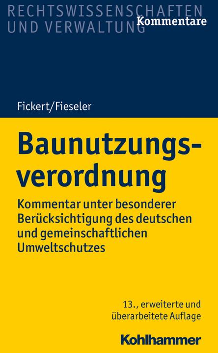 Baunutzungsverordnung (Deutsch)