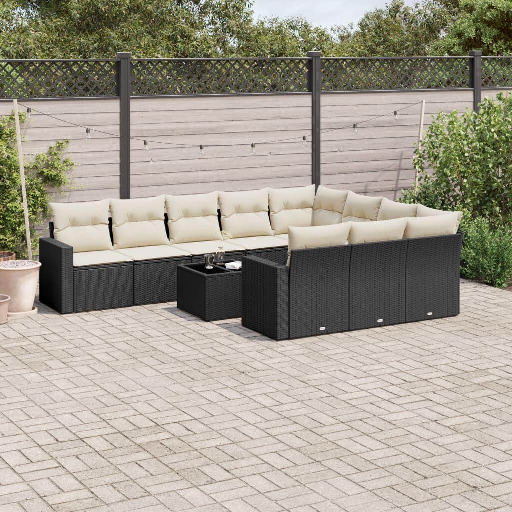 Thumbnail - VidaXL, Gartenlounge, 10-tlg. Garten-Lounge-Set mit Kissen