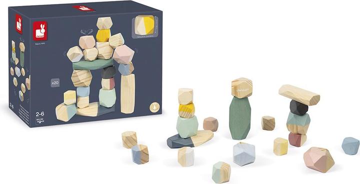 Produktbild Janod Sweet Cocoon Stapelstenen