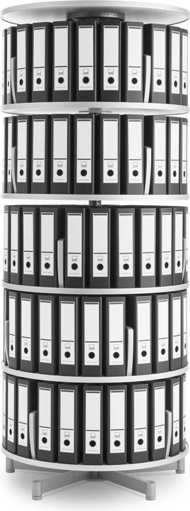 Produktbild Moll Ordnerdrehsäule Multifile 5 Etagen 120 Ordner weiss