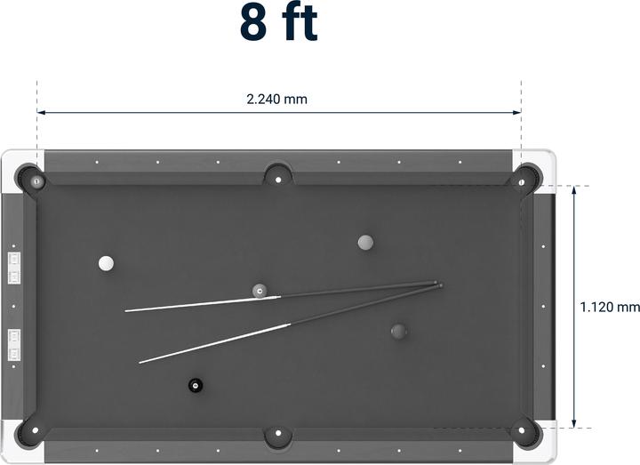 Actual product image Automaten Hoffmann Billiard table Club Pro III (224 x 112 cm)
