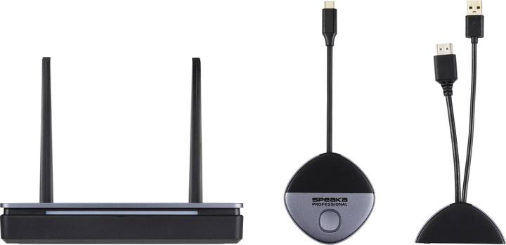 Immagine prodotto SpeaKa Professional SP-TR-500 USB-C® Funkübertragung (Set) 30 m 5 GHz, 2.4 GHz 1 (30 m, HDCP)