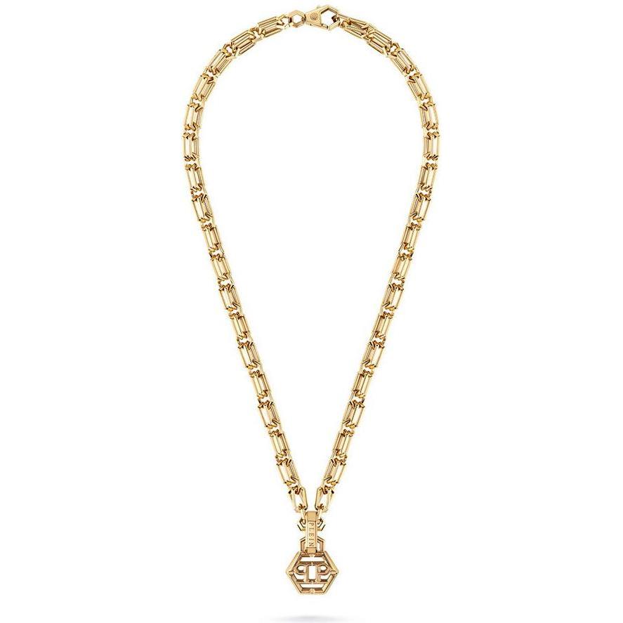 Philipp Plein, Halsschmuck, Kette, (Edelstahl, Recycelt)
