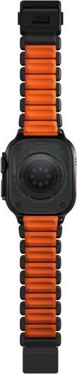 Actual product image Nomad Spartan Band Black Titanium Ultra Orange 49mm (FKM, Titanium, Titanium)