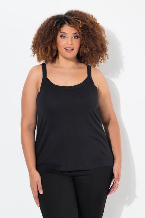 Produktbild Ulla Popken Spaghettitop, Rundhals, Modalmix, ärmellos (62)